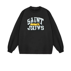 2025年秋季套头长袖时尚百搭通勤简约休闲圆领，女装卫衣/绒衫，花可