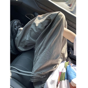 清凉冰丝裤垂坠感宽松口袋设计工装伞兵裤4 XZ502-K761-P55控79图片