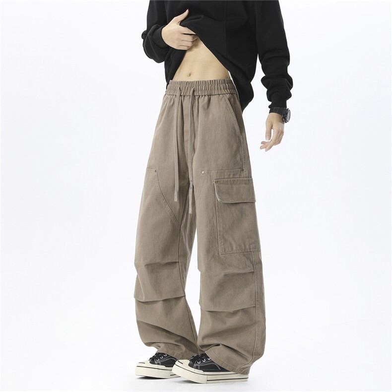 现货春季微收口直筒裤长裤休闲裤A014-DY26007-特P45，男装休闲裤，电商A014