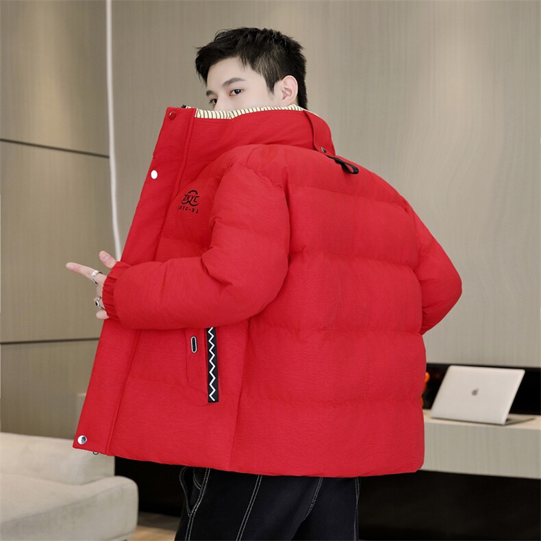冬季加厚棉衣男休闲时尚青年立领棉衣百搭棉服外套M1802-P88,男装棉衣,星座310B-3