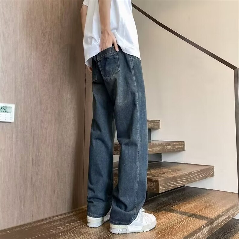 2024美式牛仔裤男款直筒长裤潮 NG59 P43图片