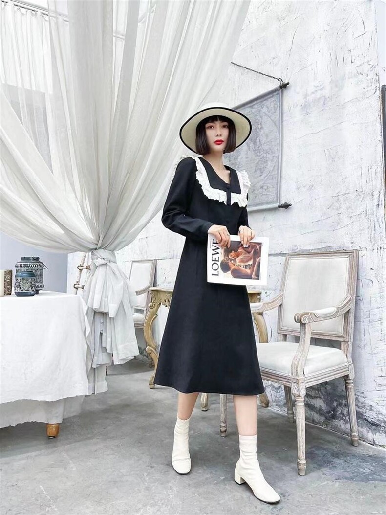 【秋季新款】花边连衣裙，女装连衣裙，笑思源