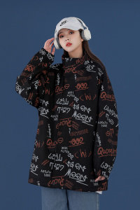 2021春装新款字母印花宽松外套227-6-JK918-P75,女装短外套,星座227