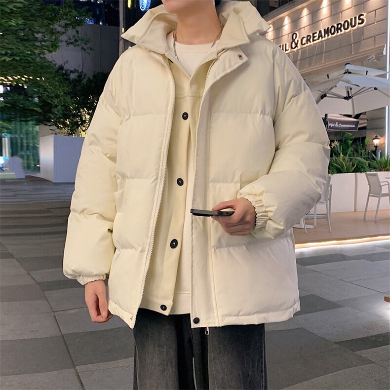 ！2025秋冬新款男士假两件棉衣加厚保暖棉服外套MY1248特P85图片