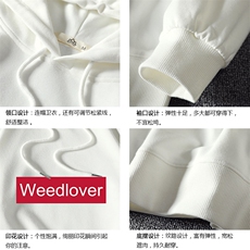 WY2046-P40纯棉连帽卫衣男大码运动帽衫宽松薄外套男麒麟风，男装卫衣，电商A040A