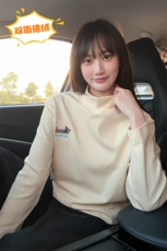 德绒半高领腊肠狗刺绣打底衫男美式大码长袖T恤T5402-特P20控38，男装T恤，电商A001