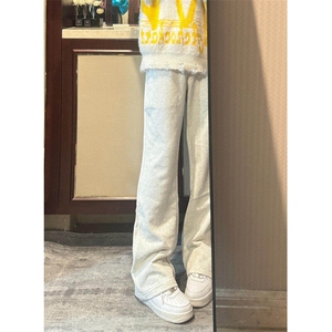 K137LL-特P30 cleanfit弯刀卫裤修身直筒微喇休闲裤子图片