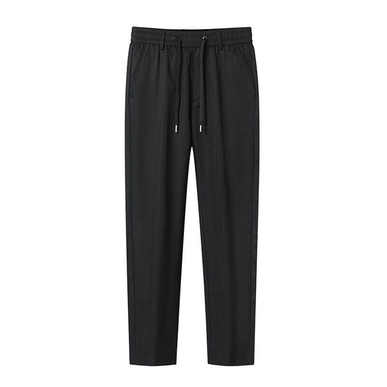 【抖音】夏季三防冰丝弹力面料直筒裤休闲运动裤K1085-25元,女装休闲裤,星座1706