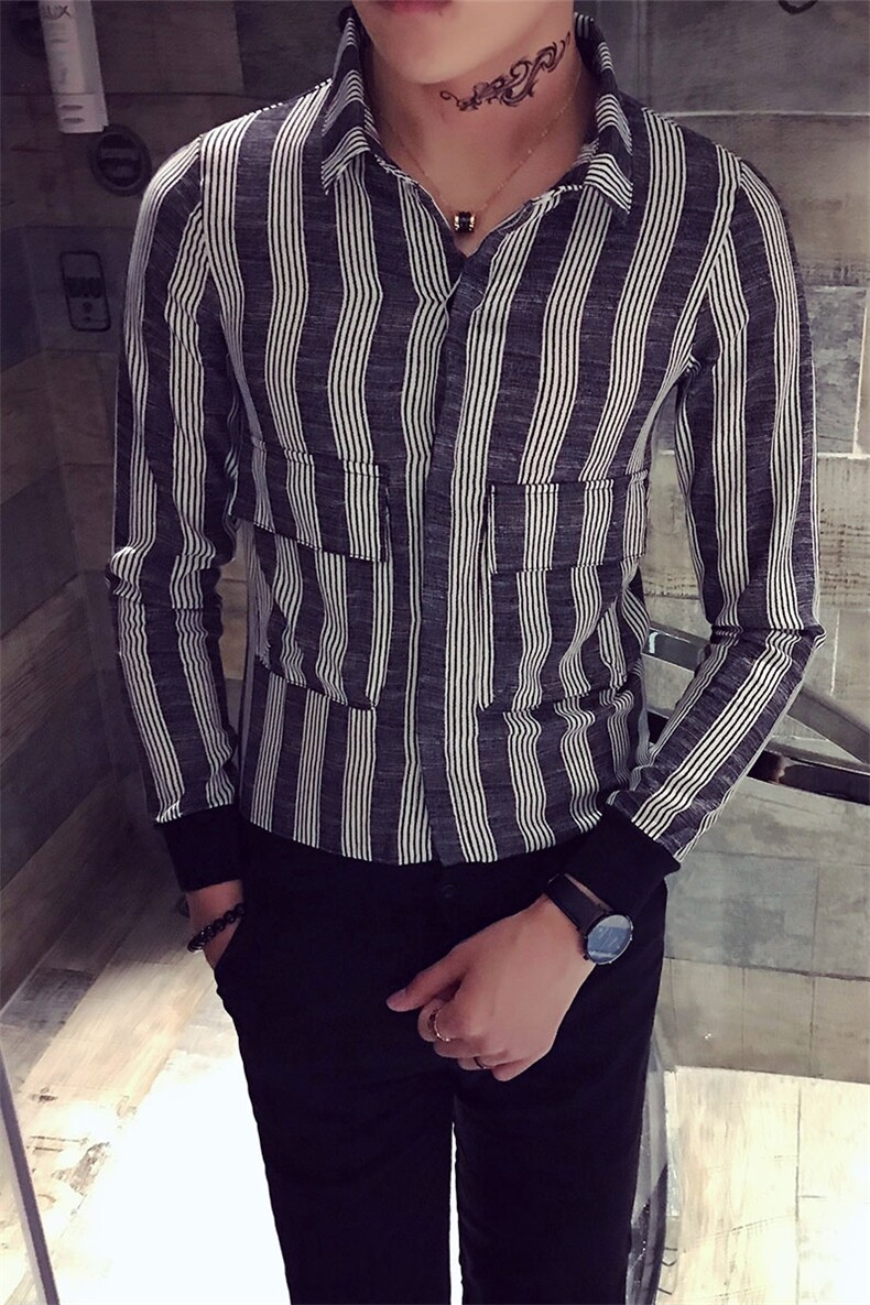 春装新款20218男士短袖衬衫休闲五分袖衬衣男A313-C28-P45,男装衬衫,电商A313