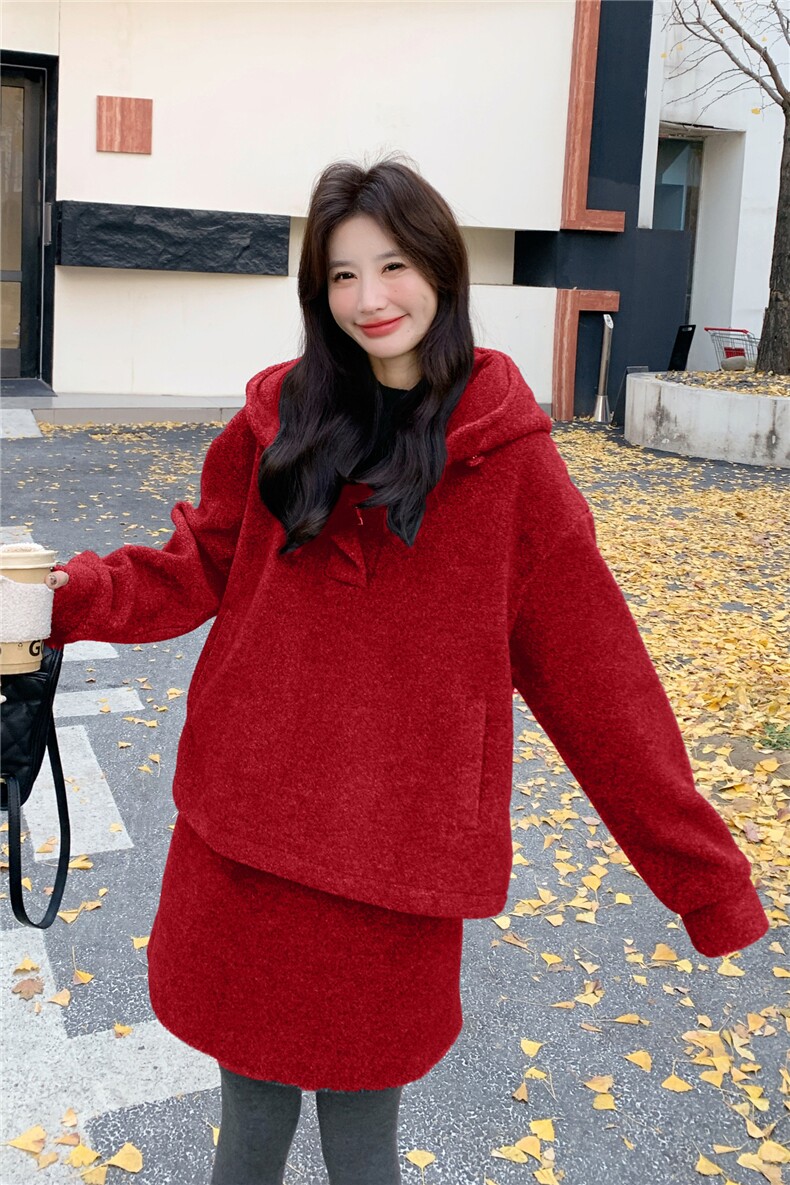 新品现货毛呢两件套套裙2C271-9580-P165K278,女装套装/套裙,2C271