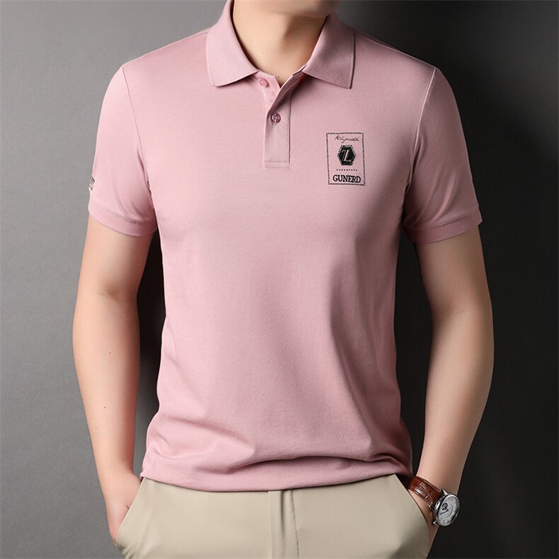 夏季Polo衫纯棉商务休闲男装短袖t恤宽松翻领半袖体恤HP88310-P60,男装Polo衫,星座1105-3