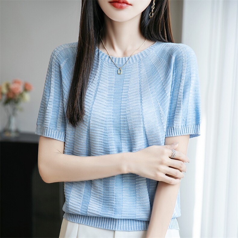 短袖T恤女士2025早春新款小个子修身短款高腰上衣夏,女装T恤,菲奥羊绒