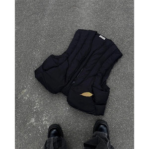 【有货】3361CC-特P68 线型分割棉服马甲男加厚V领保暖背心图片