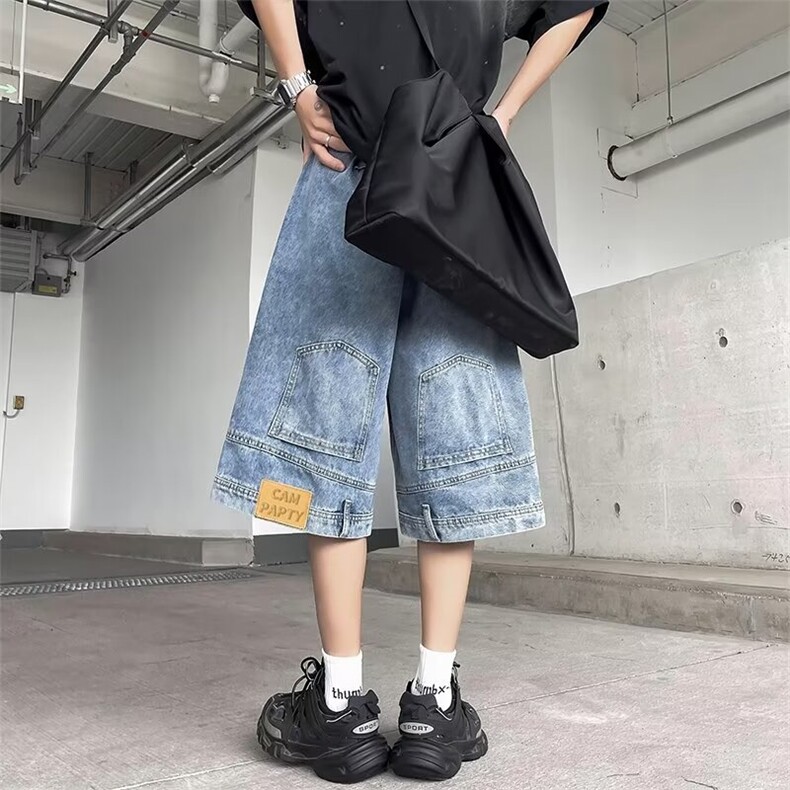 2024美式牛仔裤男款七分裤潮 N2132 P42图片