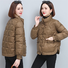 时尚保暖短款棉服女修身显瘦冬季外套，女装棉衣/棉服，雪樱依海