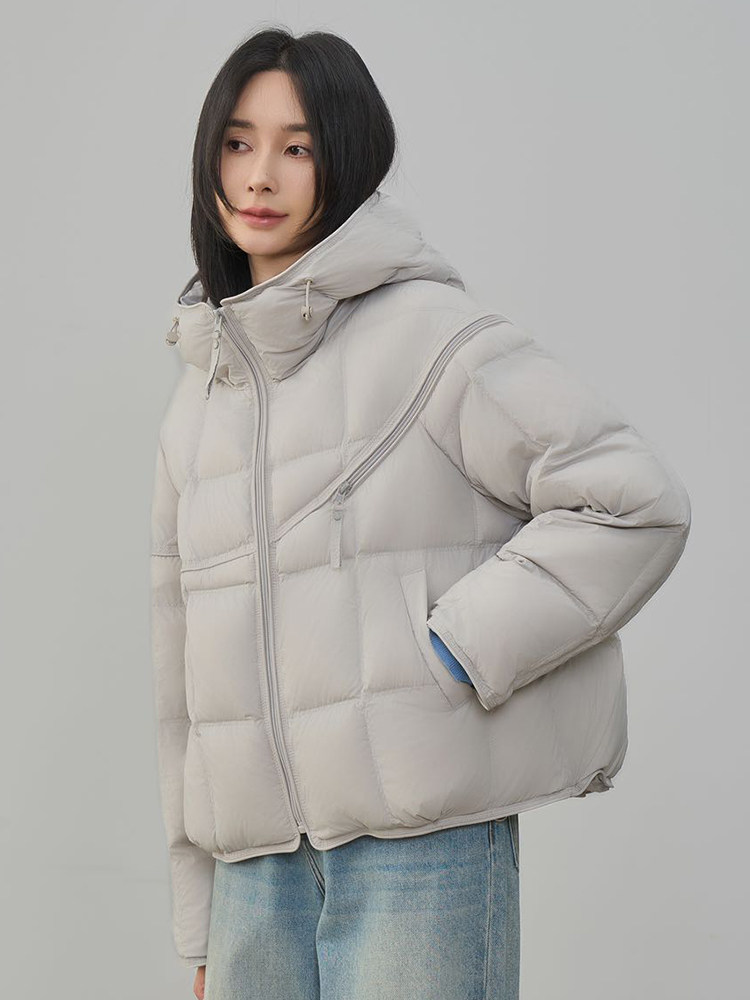 2025年冬季休闲风保暖常规90白鸭绒,女装羽绒服,阳光伊恋