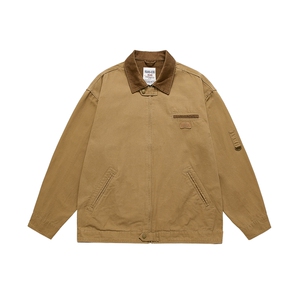 秋季新款宽松工装大码水洗撞色休闲夹克外套 N5509 /P120图片