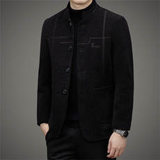BH1805钱塘2020-2中年男士冬季厚款商务休闲翻领夹克外套P150，男装夹克，钱塘207-2