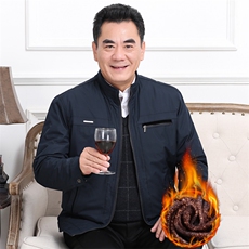 610/中老年男装外套加绒加厚夹克爸爸冬装外套加厚棉夹克衫，男装夹克，星座1216（原钱塘722）