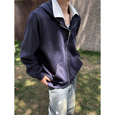 高级感设计撞色慵懒风卫衣街头潮流复古时髦上衣HY808TP55控95，男装卫衣，电商A102B