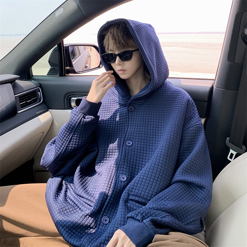 M~8XL加厚高品质夹克类目卫衣加肥大码连帽重磅开衫外套KS2102P80,男装夹克,电商B238