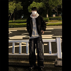 (自家图）秋冬牛仔裤新款文艺气质潮流潮青春慵懒KX36-P73，男装牛仔裤，星座1109-3