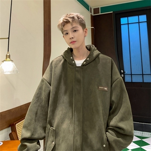 特P75控128控138 麂皮绒飞行服外套夹克男聚酯纤维JP2417图片