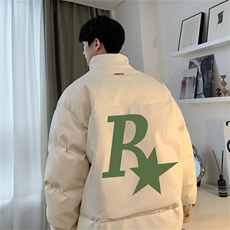 均可提供短视频高品质港风R星PU皮加厚棉衣PM134-p110控148，男装棉衣，星座508（原C305）