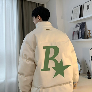 均可提供短视频 高品质港风R星PU皮加厚棉衣PM134-p110控148图片