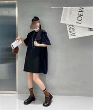 带标连衣裙，女装连衣裙，C&B