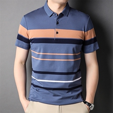 POLO衫男上衣半袖男装衣服男士体恤衫T恤潮牌休闲翻领爸爸短袖男，男装T恤，电商B212（原钱塘6029）