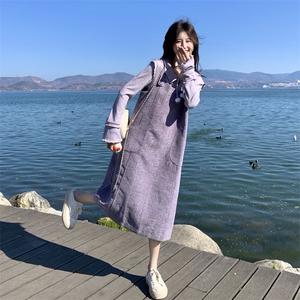 新款  连衣裙打底衫两件套套装605-p195-k309图片