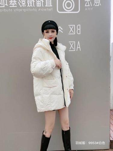 2021冬季新款加厚百鸭绒羽绒服，女装羽绒服，婉伦