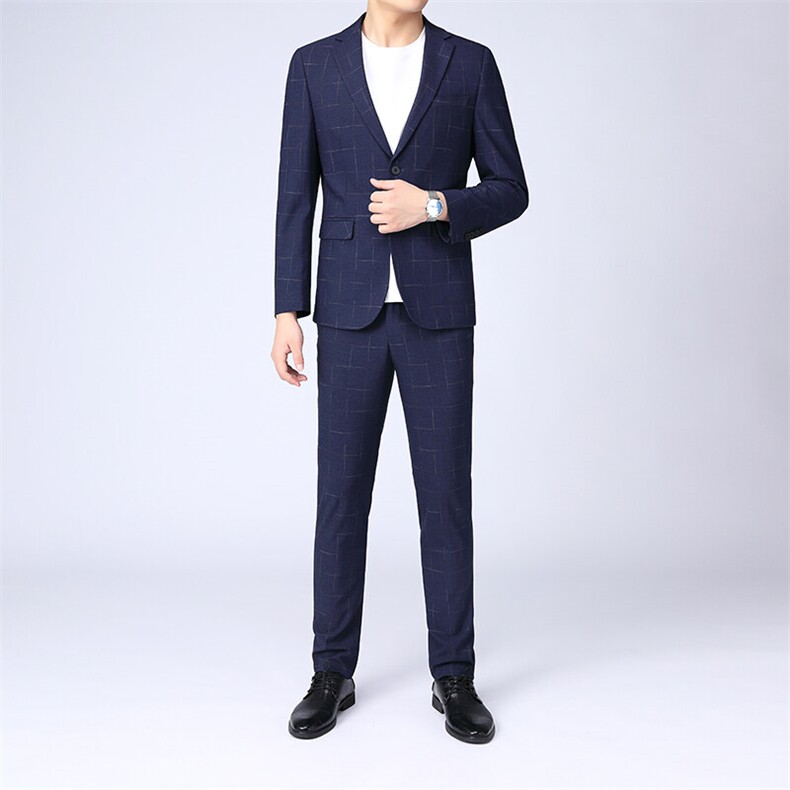 GDN5456四季款新款男士礼服西装修身商务休闲男装西服两件套装，男装西服套装，电商B360