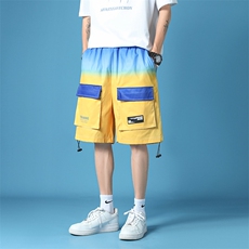 2021年夏季渐变六色休闲短裤男潮流五分裤DS-C407-2029-P40，男装休闲裤，电商C323-1