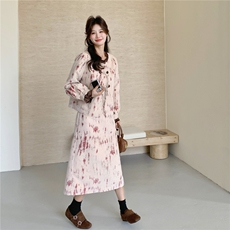 新款2026春季新款法式晕染小香风套装6209-P185-K298，女装套装/套裙，2C057