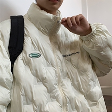 2025直冲男潮牌潮流港风高街高中生保暖羽绒棉服A170-M835-TP55，男装棉衣，电商A170