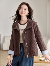 2580-立领休闲外套，女装短外套，文熹诺