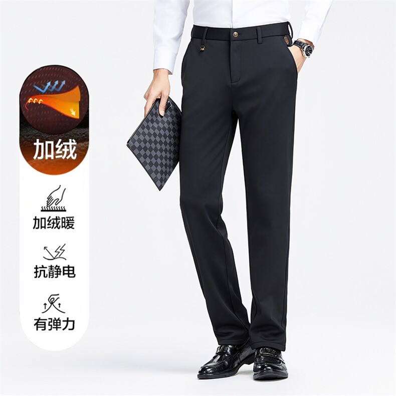K9222加绒厚款虎头爆品锦氨休闲男士秋冬休闲裤长期款稳定,男装休闲裤,钱塘207-2