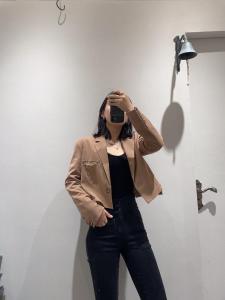 爆短款西装,女装西装,菲库feiku