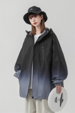 中性风山系防水冲锋衣渐变色夹克女聚酯纤维JK77088P85控128，男装夹克，星座226-1