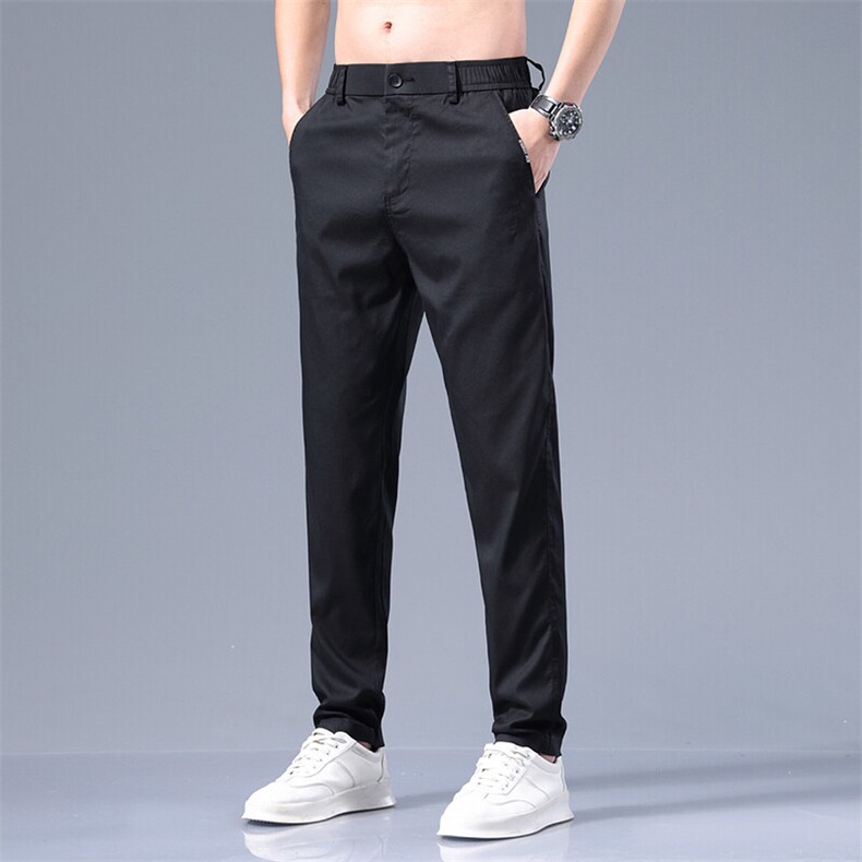 冰丝休闲裤男士夏季薄款潮牌直筒长裤夏天凉感运动裤子BK6639-p45,男装休闲裤,星座224-3