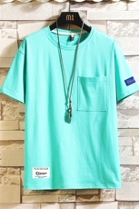 DX24062-P25大口袋百搭短袖t恤男大码半袖体恤上衣服，男装T恤，电商A040A