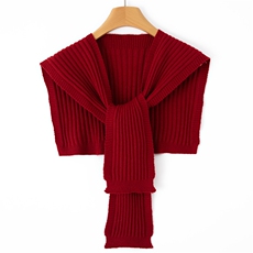 2025年秋季时尚百搭七针加厚抽条披肩，披肩，牧绒家园