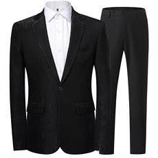 T2Z8624P145西服套装男新郎结婚礼服韩版小西装男英伦风商务正装，男装西服，星座510A-2