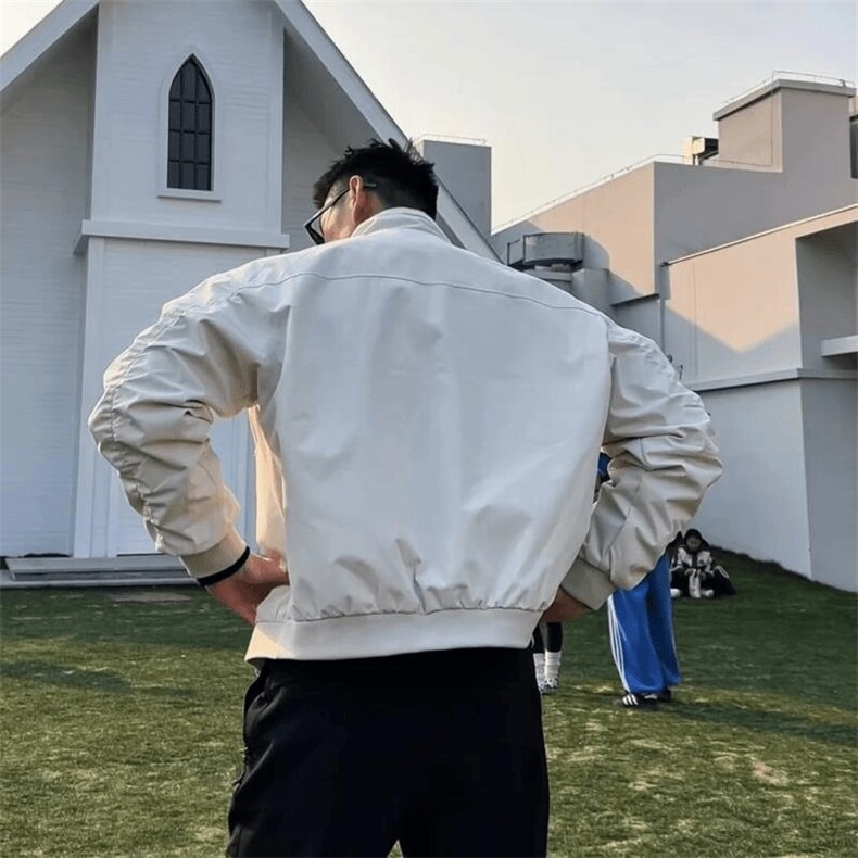 网络图现货复古棒球服外套男春秋季休闲工装飞行员夹克JH510-P46,男装夹克,星座715-7