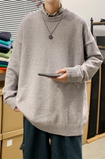 主推现货毛衣男圆领纯色休闲量大有差价A161-2-M001-P35，男装针织衫/毛衣，电商A161-2