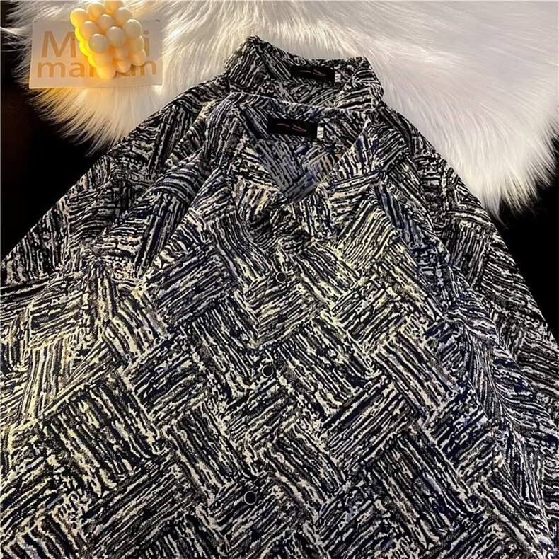 潮纯色青春流行ins冬季宽松型简约日常长袖原宿CS908P46,男装衬衫,星座1116-2
