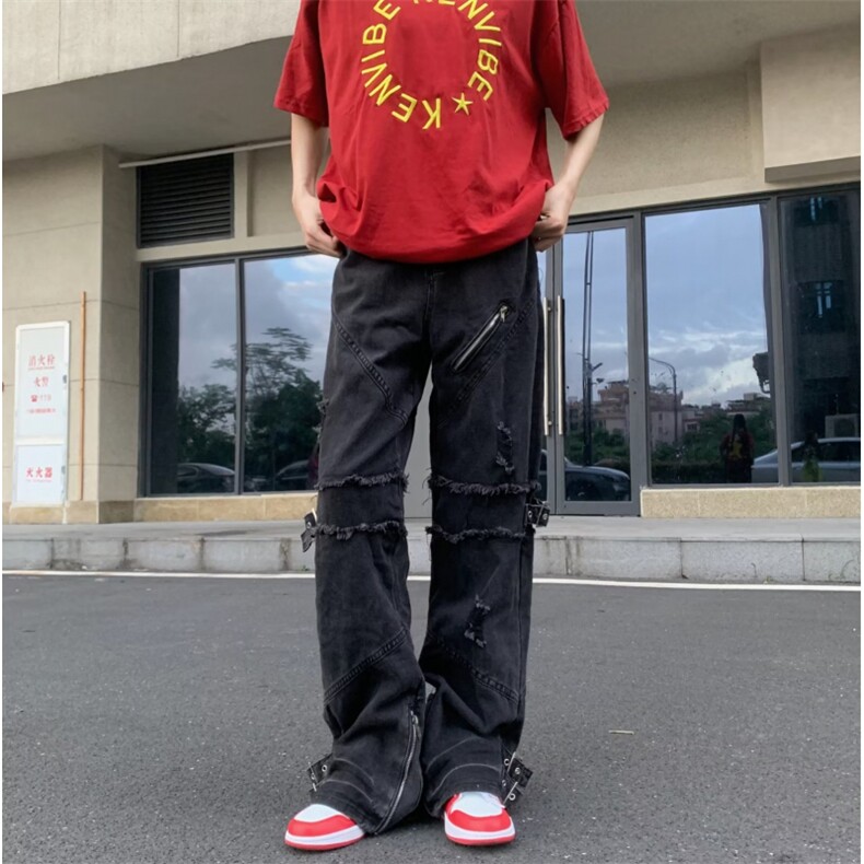 美式牛仔裤男款秋季长裤潮 NB50 P85图片