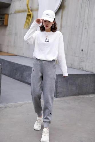 女裤小脚卫裤休闲罗口百搭,女装休闲裤,冬进一族
